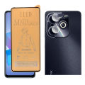 Infinix Hot 40i Matte Glass Fiber Glass Protector + Back Rear Camera Protector 9H Gorilla Flexible Protection For Infinix Hot 40i. 
