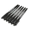 5Pcs Fine Dual Heads Marking Pen Marker Waterproofink Thin Nib Black Liner Art Pen Drawing Stationery Office Supplies Marker. 