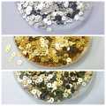 Pack of 3 Tola, (Tola Each) Sitaray in Mixed Color Different Shapes Beautiful Loose Sequins DIY Crafts. 