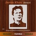 Imran khan unbreakable & reusable stencil for  painting ,scrapbooking wall  decoration. 