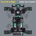 F1 Remote Control Formula Car 1:18 Scale High-Speed Spray Stunt RC Racing Car For Kids F1 Formula Smoke Spray RC Rechargeable Moving Racing Lasting 2.4G High Speed ​​Drift Sports Car For Boys Comes in Two Color Variation Best AMAZING RC Car For Gifting. 
