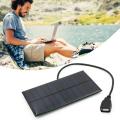 5.5V 300mA 1 65W Solar Panel Power Bank USB Mobile Phone Charger Portable Charging Board Device Outdoor Hiking. 
