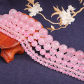 Natural Stone Rose Quartz Beads 4/6/8/10/12MM Round Pink Crystal Beads For Jewelry Making DIY Couple Bracelet Necklace. 