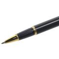 Office Black Chrome Metal Pen Metal Black Ink Fancy Pen Heavy Weighted Ballpoint Pen Family. 