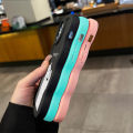 AMORVOR for Xiaomi Poco X5 Pro 5G Back Cover Cute White Bear Pattern Luxury Phone Case Macaron Wave Soft Silicone Mobile Cover. 
