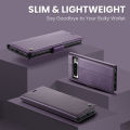 lthmy for Google Pixel 8 Pro PU Leather Kickstand Wallet Magnetic Closure Flip Case Cover. 