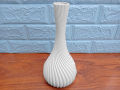 Beautiful Decorative Vase for Home Office and Hotel Decor, Modern Textured Design, Plastic, Ideal for Artificial Flowers. 