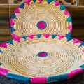 Traditional roti Basket Set of 2 or 3, changer, chabi, Changair, Colorful Handicraft Changair, Hand Woven Roti Chaabi For Kitchen Bread Plate For Home, Changair for naan/roti,. 