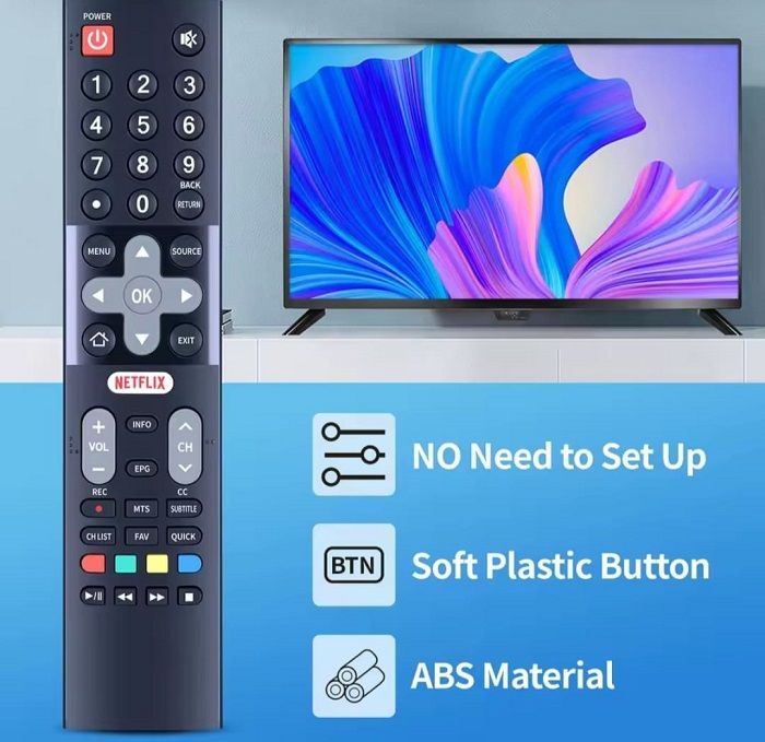 Orient Smart Android LED TV Remote Control with YouTube button