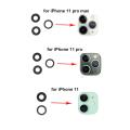 1 Set New Rear Camera Lens For Apple iPhone 11 12 13 14 pro max mini Back Camera Glass Replacement Parts. 