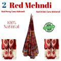 Mehndi Cone Pack , 2 Bridal mehndi , 2 Red mehndi , 2 Black mehndi , 2 Ark, Wedding Package Mehndi Set. 