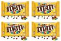 M&M's Peanut Coated with Milk Chocolate Candies - 45g (Pack of 4). 