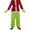 1Set Grinch Costume Realistic Breathable Hilarious Halloween Green Grinch Suit for Festival. 