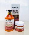 Alapex Biotin and Keratin 2 in1 Shampoo + Hair Mask Straightening Smoothing 600ml+300ml. 