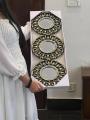 3 piece wall mirror for wall decorations home decoration ,pics are original. 