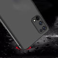 Realme 7 pro Matte Black Soft Silicon Back Cover. 