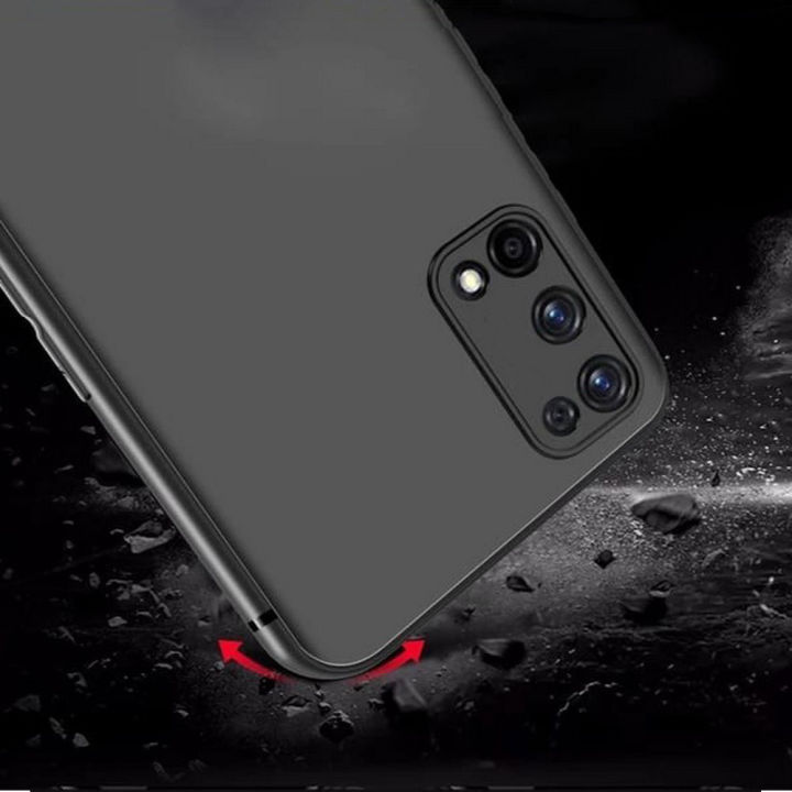 Realme%207%20pro%20Matte%20Black%20Soft%20Silicon%20Back%20Cover%20-%20Image%204