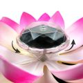 Solar Powered Led Flower Light Floating Fountain Zwembad Accessoires Pond Garden Pool Lamp Piscina Outdoor Lighting Led Light-Pink. 