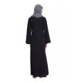 Maxy Umbrella Style Hijab Abaya For Girls/Ladies Chiffon Material Abaya With Proper Outfit Including Black Scarf-Black color. 