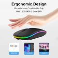 HP W10 Wireless RGB Bluetooth, Wireless, Rechargeable Slim Mouse. 
