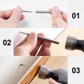 【BestGO】10/30Pcs Double Headed Carbon Steel Nail for Seamless Wood Paneling Non-marking Nails Cement Nails Double-headed Nails Skirting Line Seamless Nail. 