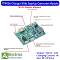 5 pcs Micro USB Type Lithium Li-ion 18650 3.7V 4.2V Battery Charger Board DC-DC Step Up Boost Module TP4056 DIY Kit Parts for Wi-Fi Router by Electrica. 