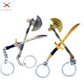 IYI Turgut Alp Axe Pack of 2 Metal Keychains Beautiful Keychain for Cars and Bikes Fashion keyrings. 