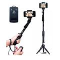 Original YunTeng 1288 Bluetooth Selfie Stick Extendable Handheld Monopod Tripod YT 1288 Portable Holder for Cameras and Phones. 