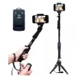 Original YunTeng 1288 Bluetooth Selfie Stick Extendable Handheld Monopod Tripod YT 1288 Portable Holder for Cameras and Phones. 