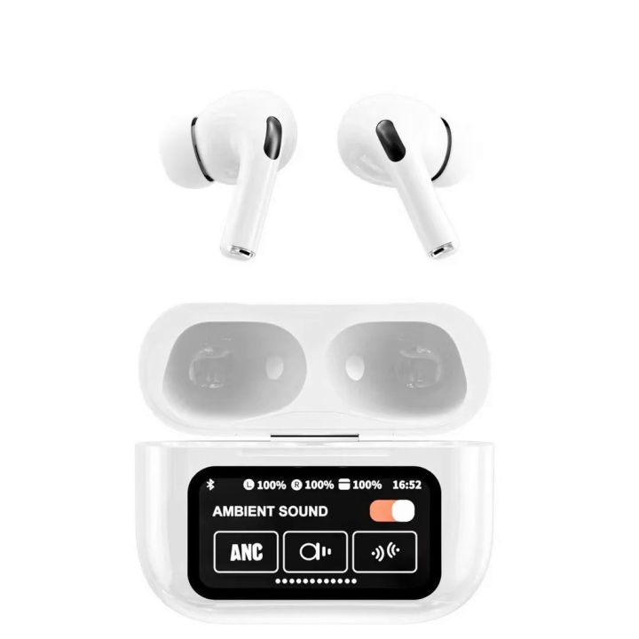 A9%20Pro%20AirPods%20with%20LCD%20Touch%20Display%20%7C%20ANC/ENC%20Noise%20Cancellation%20%7C%20Bluetooth%205.1%20Wireless%20Earbuds%20%7C%20Bass%20Boosted%20Sound%20%7C%20For%20Android%20&%20iOS%20%7C%20Pop-Up%20&%20Touch%20Control%20-%20Image%202