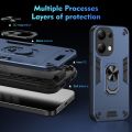 Redmi Note 13 Pro Shockproof Armor Case with Magnetic Ring Holder for Note 13, 12, 12S, 12C (4G/5G) – Protects Camera and Can be Used with Car Mount". 