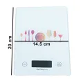 Electronic Digital Kitchen Scale (QR331) Weighs Max 7kg, Measures in 5 Different Units. 