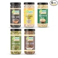 Nutri Desire High Rich Protein Combo of Pumpkin, Sunflower, Chia, , Watermelon, Flax Seed Seeds 120x 5. 