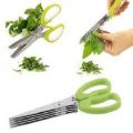 Vegetable & Fruit Cutter & Slicer Scissor With 5 Layer- Save Time And Energy - Salad Maker -Kitchen Utensils. 