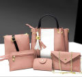 Hand bags for girls pack of 5 piece set with long strap. 