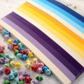 BataBata 540 Sheets Lucky Origami Stars Paper Strips Double Sided Origami Stars 27 Color Decor Folding Paper For Arts Crafting Supplies. 
