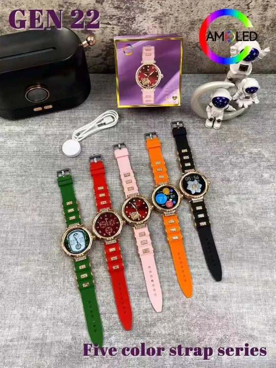 New%20Gen%2022%20Ladies%20Smart%20Watch%20-%20AMOLED%20Display%20-%20Diamond%20Designed%20Strap%20-%20Image%202