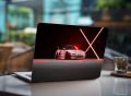 Red, white, Need for Speed, Honda NSX, Laptop Notebook Skin Sticker Cover Art Laptop Skin Fits 13.3" 14" 15.6" 16". 