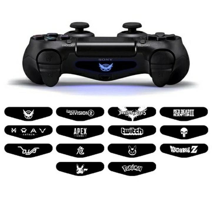 Led Light Bar Decal Sticker For Playstation 4 For Ps4 Controller Dual Shock