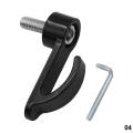 Universal CNC Aluminium Alloy Motorcycle Single Hole Hook Helmet Bag Carry Hook Holder For Dirt Bike Electric Scooter Moped. 