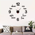New Wall Clock Big Size Clock Wooden Wall Clocks for Bedroom Drawing Room Wooden Wall Clock Large Modern Design 3D Decorative Watch. 