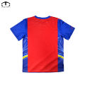 Superman Blue Training Tee Comic Book T-Shirt for Men Short Sleeve Comfortable Cotton Graphic Tee. 