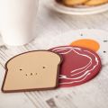 3PCS Set Cute Coasters for Desk Heat-resistant Cartoon Soft Table Mat Set Non-slip Drinks Cup Pad Kawaii Desk Accessories Decor. 