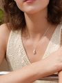 S925 Sterling Silver Cat Necklaces Cat Jewelry for Women Cat Gifts for Cat Lovers Cat Lover Gifts for Women Cat Lady Gifts Silver Cat Pendant Collarbone Necklace. 