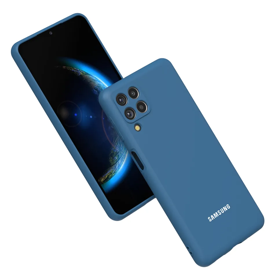 For Samsung Galaxy A12 Premium Liquid Silicone Silky Soft Gel