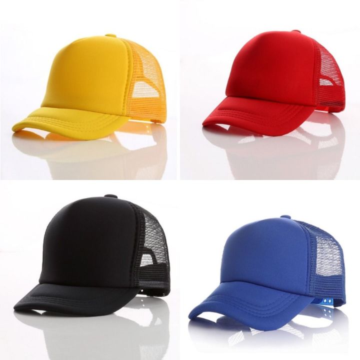 Fashion Adjustable Children Baseball Cap Breathable Sun Protection Visors Hat Casual Terylene Mesh Hip Hop Hats Kindergarten