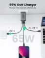 UGREEN 10334 GaN 65W USB C Charger Quick Charge QC4.0 QC PD3.0 PD USB C Type C Fast USB Wall Charger Adapter For iPhone 13 Pro Max 12 Macbook Pro. 