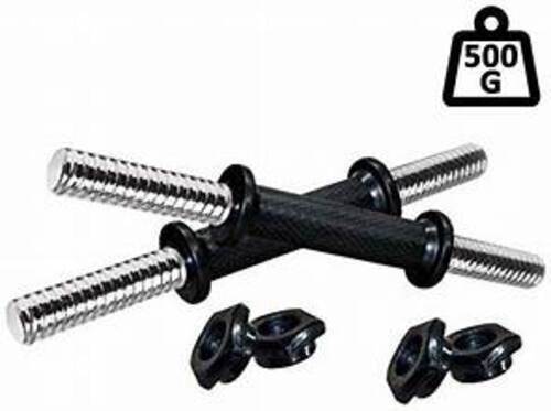 Pair Of DUMBBELL BARBELLS  - Silver