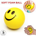 1 Pcs Soft Foam Smiley Emoji Balls for Kids - High Density Foam Ball For Over 3 Years Old Kids Soft Lightweight Easy To Grip Indoor Training Ball. 