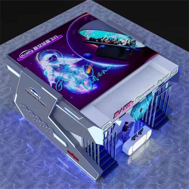 9D Virtual Reality VR Motion Chair 7D Flying Theater Curved Projection Cinema